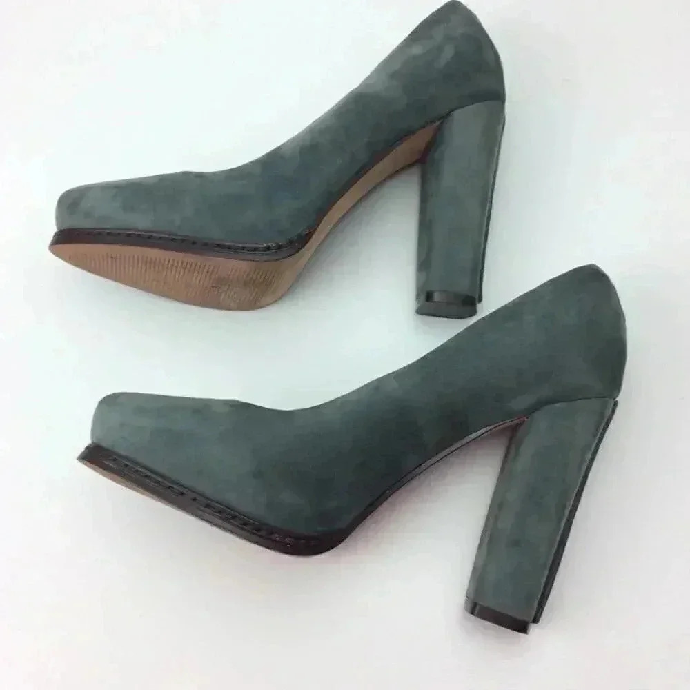 Ella Moss Leather suede Pumps Size 71/2M - Picture 4 of 8
